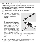 Предварительный просмотр 18 страницы Pari LC PLUS 022 Instructions For Use Manual