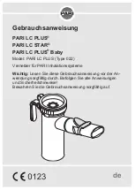 Предварительный просмотр 1 страницы Pari LC PLUS 022G8100 Instructions For Use Manual