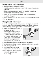 Предварительный просмотр 20 страницы Pari LC SPRINT Junior Instructions For Use Manual