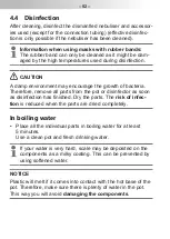 Предварительный просмотр 52 страницы Pari MHL T Instructions For Use Manual