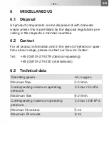 Предварительный просмотр 61 страницы Pari MHL T Instructions For Use Manual