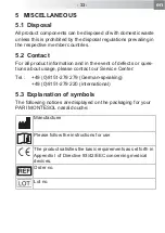 Предварительный просмотр 33 страницы Pari MONTESOL Instructions For Use Manual