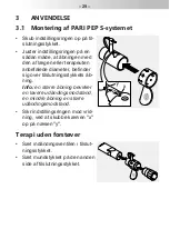 Предварительный просмотр 29 страницы Pari PEP S-System Instructions For Use Manual