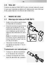 Предварительный просмотр 49 страницы Pari PEP S-System Instructions For Use Manual