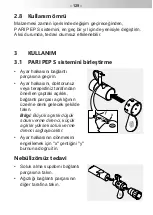 Предварительный просмотр 129 страницы Pari PEP S-System Instructions For Use Manual