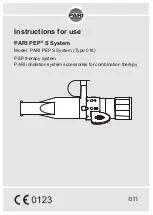 Pari PEP S Instructions For Use Manual preview