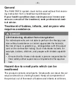 Preview for 8 page of Pari PEP S Instructions For Use Manual