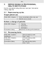 Preview for 25 page of Pari PEP S Instructions For Use Manual