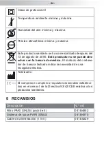 Preview for 84 page of Pari SINUS Instructions For Use Manual