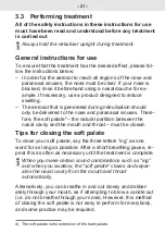 Preview for 21 page of Pari SINUS2 Instructions For Use Manual