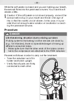 Preview for 22 page of Pari SINUS2 Instructions For Use Manual