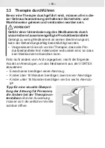 Предварительный просмотр 16 страницы Pari VORTEX Tracheo 051 Instructions For Use Manual