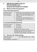 Предварительный просмотр 25 страницы Pari VORTEX Tracheo 051 Instructions For Use Manual