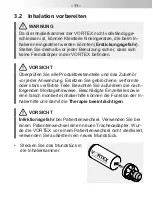 Preview for 11 page of Pari VORTEX Tracheo Instructions For Use Manual