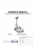 Parish Cheetah DC2000 Owner'S Manual preview