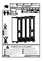 PARISOT 3613AR4P Instruction Leaflet предпросмотр