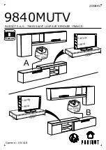 Preview for 1 page of PARISOT 9840MUTV Manual