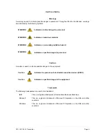 Предварительный просмотр 3 страницы Park Air Systems T6T User Documentation