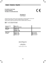 Предварительный просмотр 48 страницы Park & Garden LS400M-F Manual