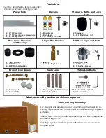 Preview for 2 page of Park & Sun Sports Life Style Soccer Table Assembly Instructions