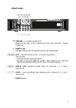 Предварительный просмотр 9 страницы Park Audio II DF series Owner'S Manual