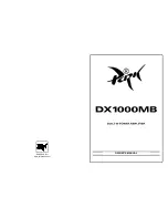 Park Audio II DX1000MB Owner'S Manual предпросмотр