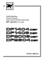 Preview for 1 page of PARK AUDIO DF-SERIES WITH DSP Owner'S Manual