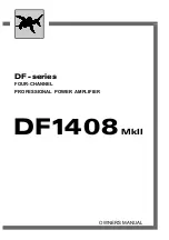 Preview for 1 page of PARK AUDIO DF1408 MkII Owner'S Manual