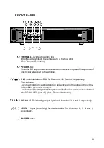 Preview for 10 page of PARK AUDIO DF1408 MkII Owner'S Manual