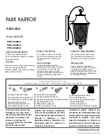 Park Harbor PHEL1400BLK Quick Start Manual предпросмотр