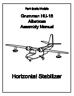 Park Scale Models Grumman HU-16 Albatross Assembly Manual предпросмотр