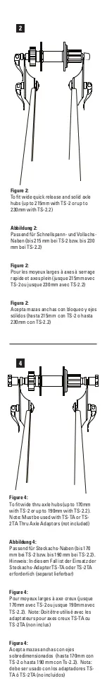 Предварительный просмотр 4 страницы Park Tool TS-2EXT.2 Instructions