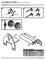 Предварительный просмотр 2 страницы Park Tool WH-2 Instructions