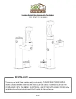 PARK WAREHOUSE 605wf110-1 Installation Manual preview