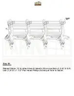 Предварительный просмотр 8 страницы PARK WAREHOUSE Cambridge Assembly Instructions Manual