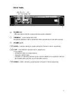 Предварительный просмотр 9 страницы Park DF2000 DSP Owner'S Manual