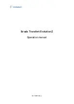 Preview for 1 page of Parkeon Strada Transfert Evolution 2 Operation Manual