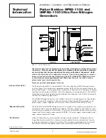 Preview for 4 page of Parker Balston Ultra Pure HPN2-1100 Installation, Operation And Maintenance Manual