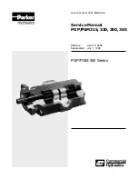 Parker Hydraulics PGM 300 Series Service Manual preview