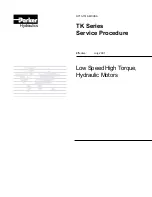 Parker Hydraulics TK Series Service Procedure preview