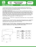 Parker Research Corp B-310 Operating Instructions preview