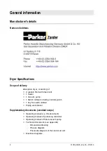 Предварительный просмотр 8 страницы Parker Zander WVM 1080 Operating Manual