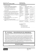 Предварительный просмотр 5 страницы Parker 2H Series Operating Instructions Manual