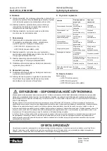 Предварительный просмотр 7 страницы Parker 2H Series Operating Instructions Manual