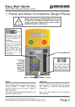 Предварительный просмотр 3 страницы Parker 650 Series Easy Start Manual