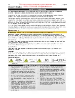 Preview for 4 page of Parker 650 Series Safety Booklet & Quickstart