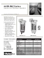 Parker 660R-RAC Series Installation Manual preview