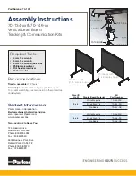 Parker 70-134 Series Assembly Instructions preview