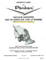 Parker 8308-K-SP-LP Owner'S Manual preview