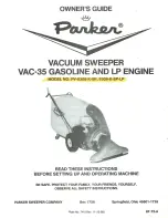 Preview for 1 page of Parker 8308-K-SP-LP Owner'S Manual